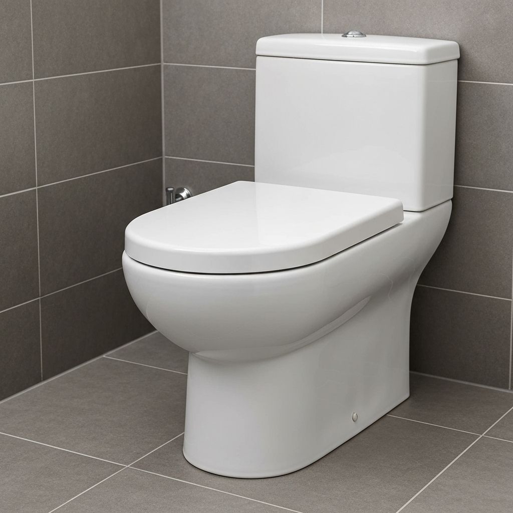 洗浄後のトイレ